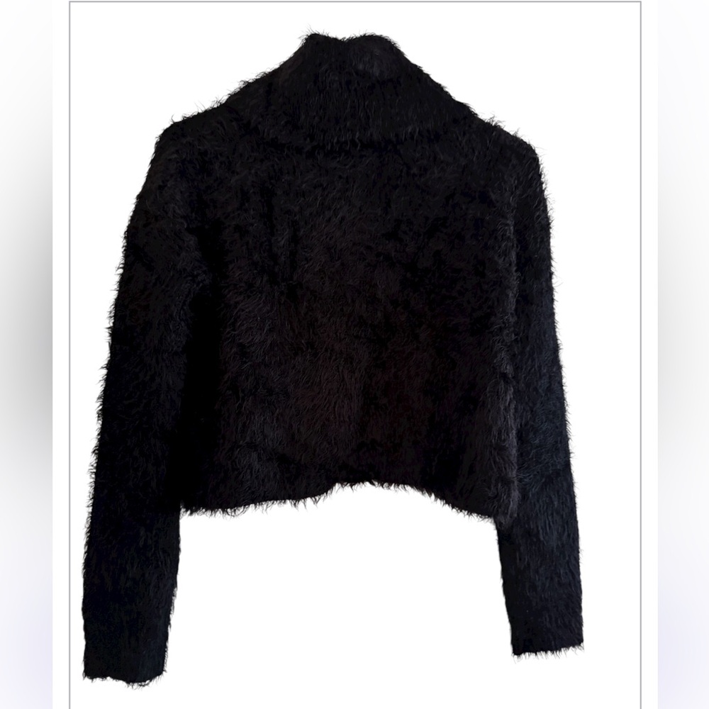 BB Dakota Black Fuzzy Sweater